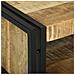 Tavolino da Caffè 90x50x38 cm Legno Massello Grezzo di Mango - Foto miniatura 8