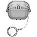Custodia Protettiva Compatibile Con Samsung Galaxy Buds3/3 Pro - Guscio Trasparente In Pc Tpu Per Auricolari Transparent+black - Foto miniatura 1