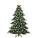 Albero di Natale Artificiale con Rami Pieghevoli Verde 210 cm - Foto miniatura 4