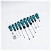 Set Di 10 Cacciaviti Magnetici Phillips E A Taglio - Foto miniatura 1