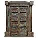 Porta In Legno Marrone 164x34x220h Cm - Foto miniatura 2