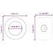 Cuscinetti per tavolo da biliardino 10 pcs Nero 3 x 3 x 2,1 cm - Foto miniatura 6