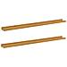 Scaffale da parete 2 pcs Beige 100 x 9 x 3 cm Legno multistrato - Foto miniatura 1