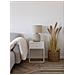 Comodino Vita Con Cassetto Bianco E Gambe In Metallo — 40×40×55 Cm - Foto miniatura 4