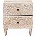 Armadio da Notte con cassetto 2 pcs Bianco 40 x 33,5 x 46 cm - Foto miniatura 3