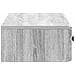 Tavolino da Parete Laterale Grigio Sonoma 87,5 x 34,5 x 17 cm - Foto miniatura 5