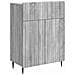 Credenza Grigio Sonoma 66 x 34,5 x 92 cm Legno ingegnerizzato - Foto miniatura 1