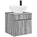 Set di Armadi da Bagno 4 pcs Sonoma grigio 100 x 14,5 x 70 cm - Foto miniatura 5