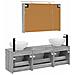 Set di Armadi da Bagno 4 pcs Sonoma grigio 100 x 14,5 x 70 cm - Foto miniatura 8