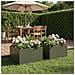Vaso da giardino 2 pz Verde Oliva 40 x 40 x 30 cm - Foto miniatura 2