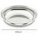 61122 - Piatto da campeggio profondo in acciaio inox. 18% CR. 22 cm - Foto miniatura 2