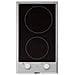 Piano Cottura HDCC 32200 X Elettrico 2 Zone Cottura da 30 cm Colore Nero - Foto miniatura 1