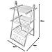 Stendibiancheria Elettrico Pieghevole in Alluminio e ABS, Grigio, 66 x 73 x 135 cm - Foto miniatura 6