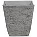 Vaso Quadrato Per Interno Ed Esterno Grigio 39x39x43cm Delos - Foto miniatura 17