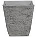 Vaso Quadrato Per Interno Ed Esterno Grigio 39x39x43cm Delos - Foto miniatura 20