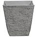Vaso Quadrato Per Interno Ed Esterno Grigio 39x39x43cm Delos - Foto miniatura 14