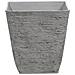 Vaso Quadrato Per Interno Ed Esterno Grigio 39x39x43cm Delos - Foto miniatura 15