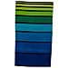 Telo Mare Spiaggia Piscina Jacquard In Spugna Disegno Big Stripe 90x170 D1 - Foto miniatura 3