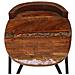 Sedie Da Bar 2 Pz In Legno Massello Di Recupero 40x40x82 Cm - Foto miniatura 7