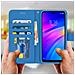 Custodia Xiaomi Redmi 7 Portafoglio Supporto Video Cover Soft Touch - Blu - Foto miniatura 4
