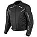 Giacca Tessuto Moto Protezioni Ce Manica Staccabile Gilet Termico Nero S - Foto miniatura 4