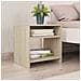 Comodini Rovere Sonoma 2 pz 40x30x40 cm in Legno Multistrato - Foto miniatura 3