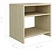 Comodini Rovere Sonoma 2 pz 40x30x40 cm in Legno Multistrato - Foto miniatura 13