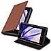 Custodia Compatibile Con Nokia Lumia 925 In Marrone Cappuccino - Coperchio Protettiva Con Chiusura Magnetica, Funzione Stand E Tasca Per Le Carte - Foto miniatura 1
