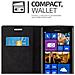 Custodia Compatibile Con Nokia Lumia 925 In Marrone Cappuccino - Coperchio Protettiva Con Chiusura Magnetica, Funzione Stand E Tasca Per Le Carte - Foto miniatura 2