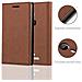 Custodia Compatibile Con Nokia Lumia 925 In Marrone Cappuccino - Coperchio Protettiva Con Chiusura Magnetica, Funzione Stand E Tasca Per Le Carte - Foto miniatura 5