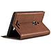 Custodia Compatibile Con Nokia Lumia 925 In Marrone Cappuccino - Coperchio Protettiva Con Chiusura Magnetica, Funzione Stand E Tasca Per Le Carte - Foto miniatura 3