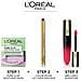 L'oreal Paris Trucco Brillante Firma Rossetto Liquido, Tinta Labbra Ha Lunga Tenuta, Formula Leggera All'e Brilliant Finish, 306 Essere Innovativi, Confezione Da 1 - Foto miniatura 2