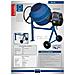 Betoniera Elettrica 160l 650w Mix160 Impastatrice Miscelatore Cemento - Foto miniatura 3