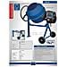 Betoniera Elettrica 160l 650w Mix160 Impastatrice Miscelatore Cemento - Foto miniatura 5