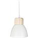 Lampada A Sospensione In Metallo - Ø 15 X H 19 Cm - Bianco - Foto miniatura 1