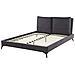 Letto Matrimoniale Moderno Grigio Scuro 160 X 200 Melle - Foto miniatura 9