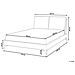 Letto Matrimoniale Moderno Grigio Scuro 160 X 200 Melle - Foto miniatura 2