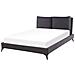 Letto Matrimoniale Moderno Grigio Scuro 160 X 200 Melle - Foto miniatura 10