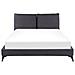 Letto Matrimoniale Moderno Grigio Scuro 160 X 200 Melle - Foto miniatura 7