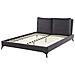 Letto Matrimoniale Moderno Grigio Scuro 160 X 200 Melle - Foto miniatura 8