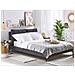 Letto Matrimoniale Moderno Grigio Scuro 160 X 200 Melle - Foto miniatura 13