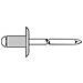 Rivetto Cieco, In Alluminio E Acciaio, Testa Grande K 14 5 X 8 Mm, 250 Pezzi - Foto miniatura 2
