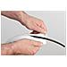 Ordina Cavi Tubo Cable Management Manica Cable Organizer Per Gestire I Cavi Dalla Tv Pc E Console Per Videogiochi 11 Metro Diametro Esterno Di Lunghezza X 32mm - Bianco - Foto miniatura 8