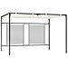 Gazebo Con Tetto Retrattile 3x4x2,3 M Crema 180 G / m - Foto miniatura 1