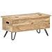Baule 90x40x45 Cm In Legno Massello Di Mango - Foto miniatura 3