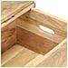 Baule 90x40x45 Cm In Legno Massello Di Mango - Foto miniatura 4