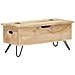 Baule 90x40x45 Cm In Legno Massello Di Mango - Foto miniatura 9