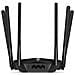 Router Dual-band Mercusys Mr50g 802.11ac, 600+1300 Mbit / s, 10/100/1000 Mbit / s, Porte Ethernet Lan (rj-45) 2, Mu-mimo Sì, Tipo Di Antenna 6xfisso, Nero - Foto miniatura 2