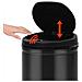 Pattumiera Automatica con Sensore 50 L Acciaio al Carbonio Nero - Foto miniatura 2