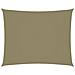 Parasole a Vela Oxford Rettangolare 6x8 m Beige - Foto miniatura 1
